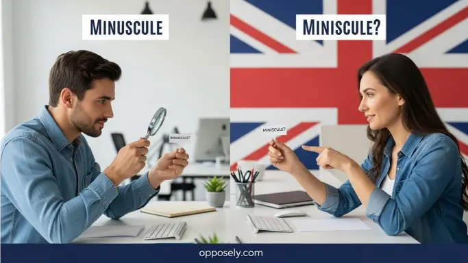 Minuscule or Miniscule