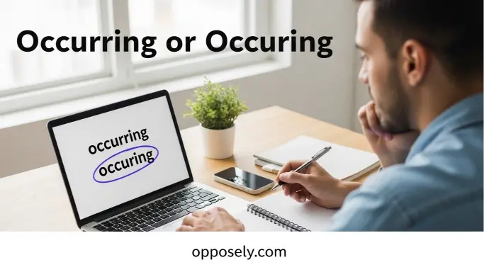 Occurring or Occuring