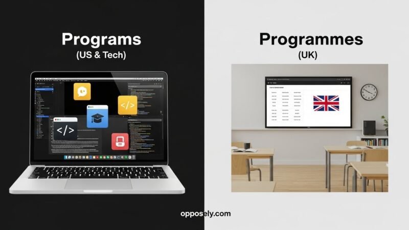 Programs or Programmes: The Real Difference