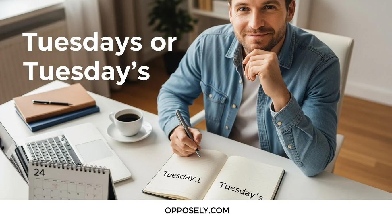 Tuesdays or Tuesday’s