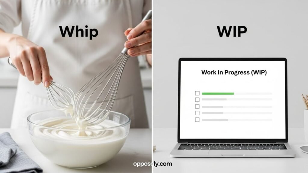 Whip or WIP: Meaning, Usage, and Which One to Use