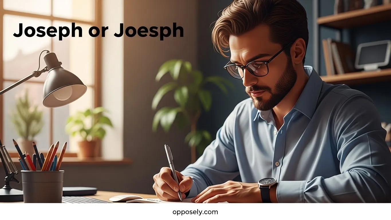 Joseph or Joesph
