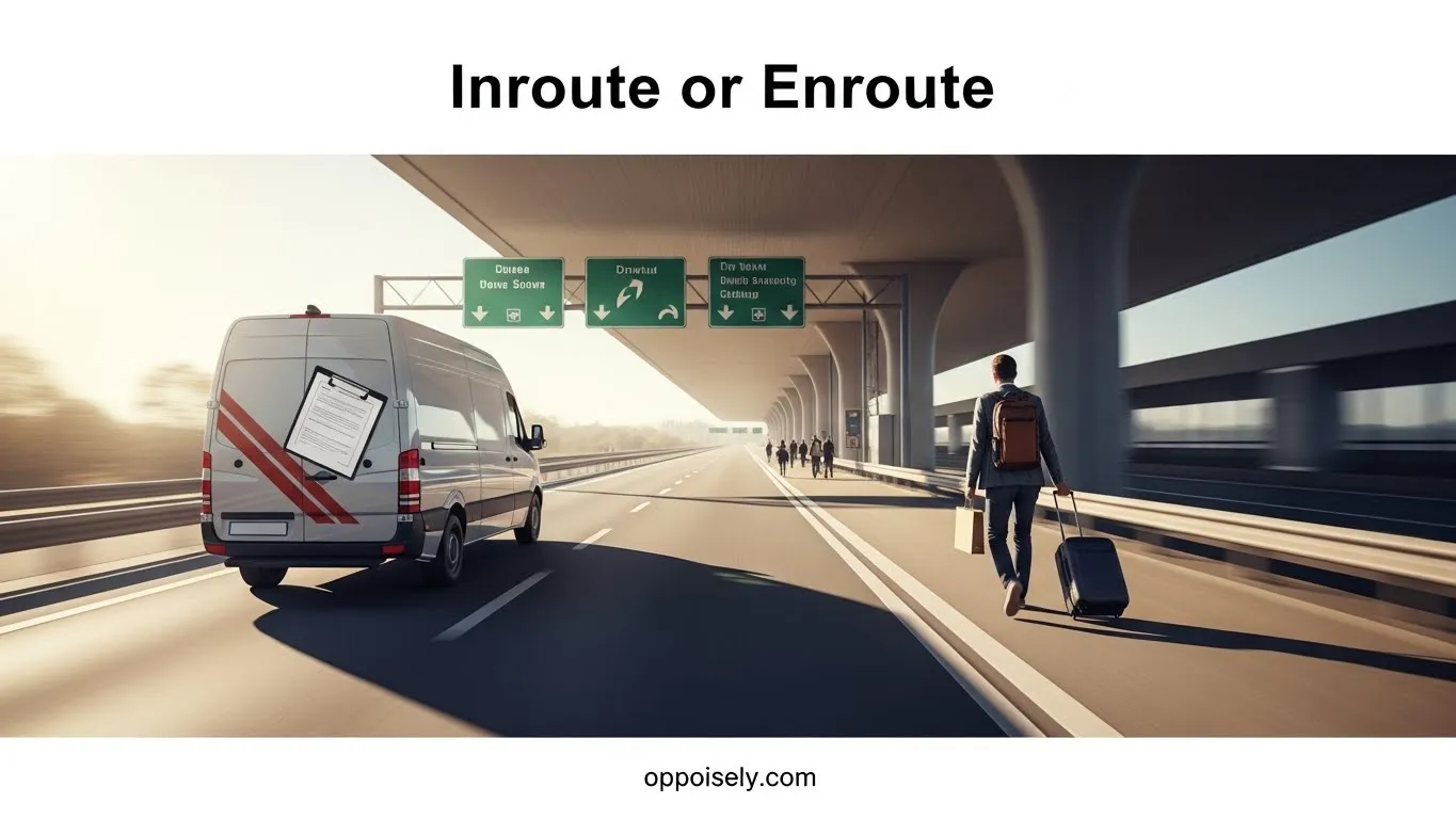 inroute or enroute