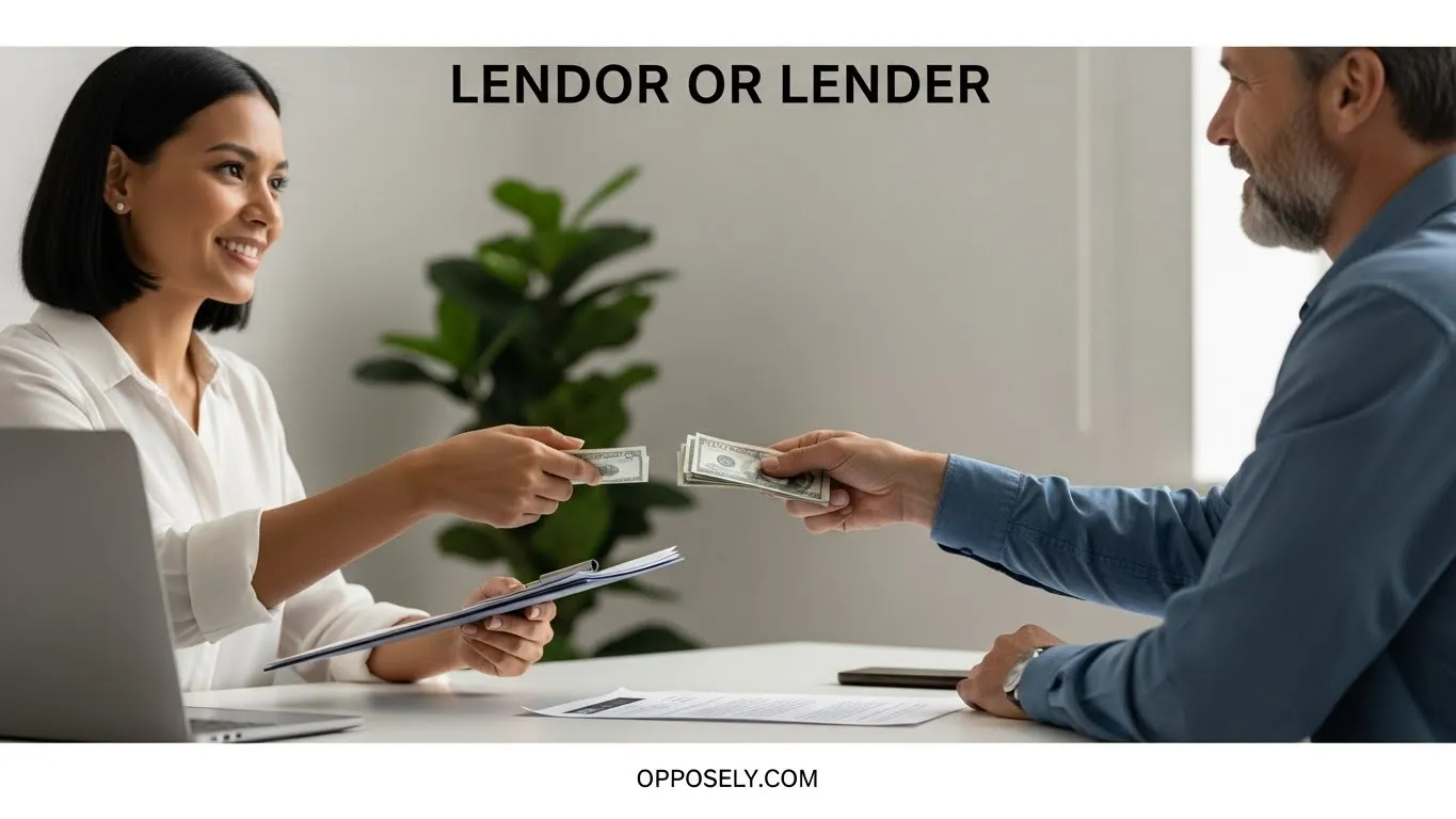 Lendor or Lender
