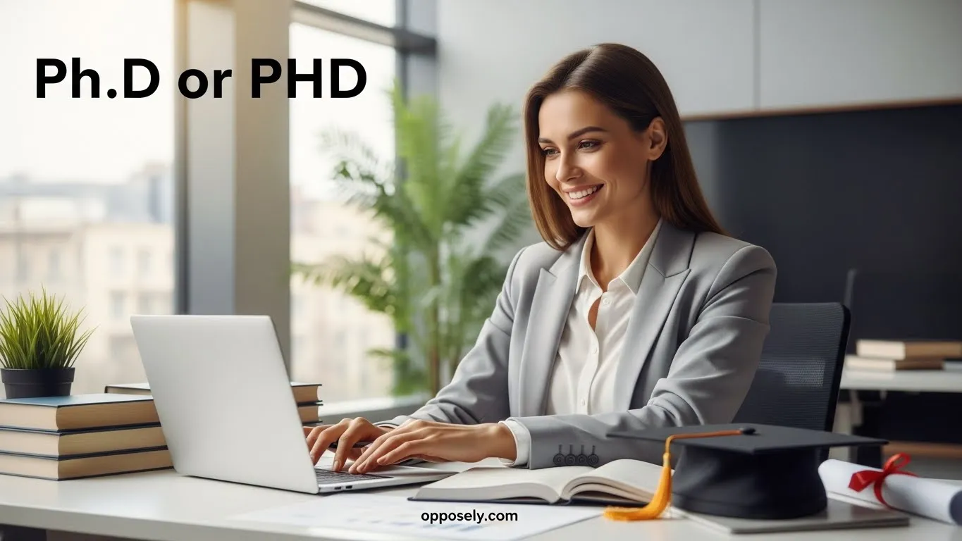 Ph.D or PhD