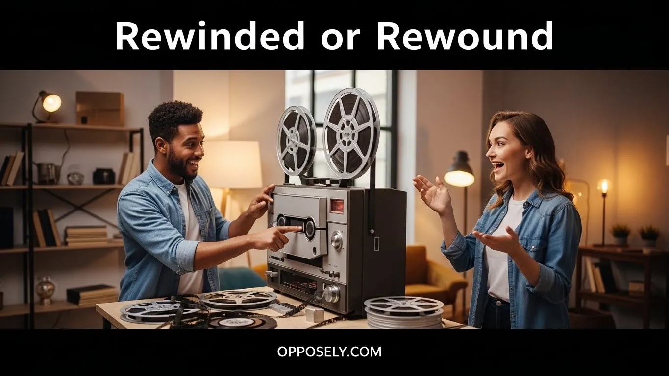 Rewinded or Rewound