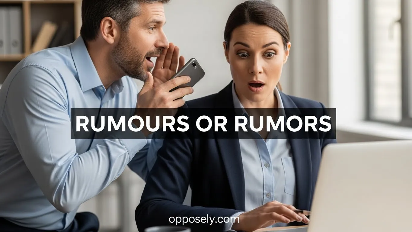 Rumours or Rumors