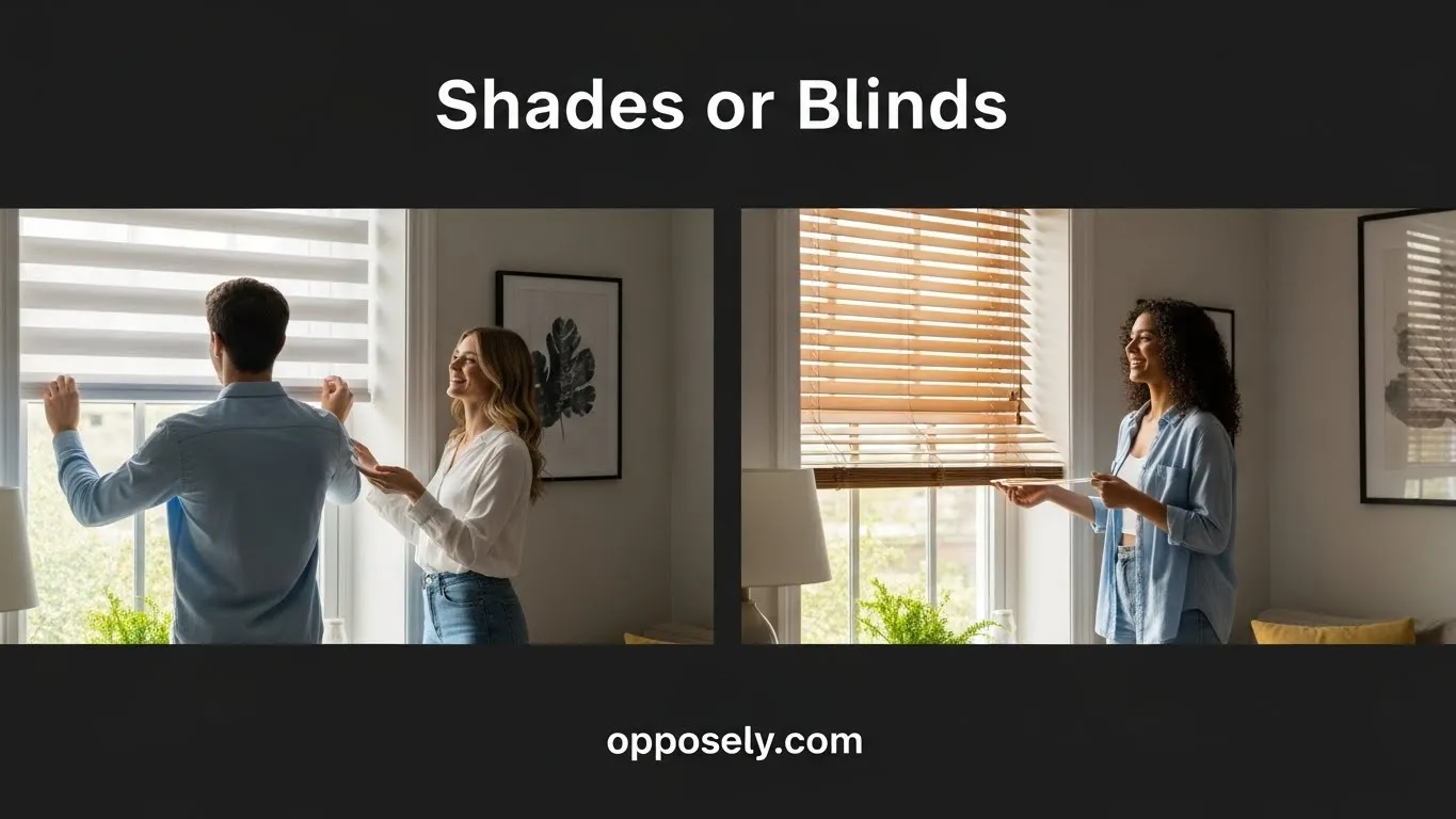 Shades or Blinds