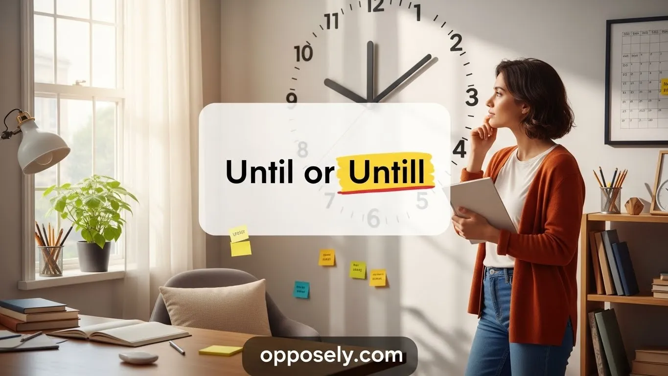 untill or until