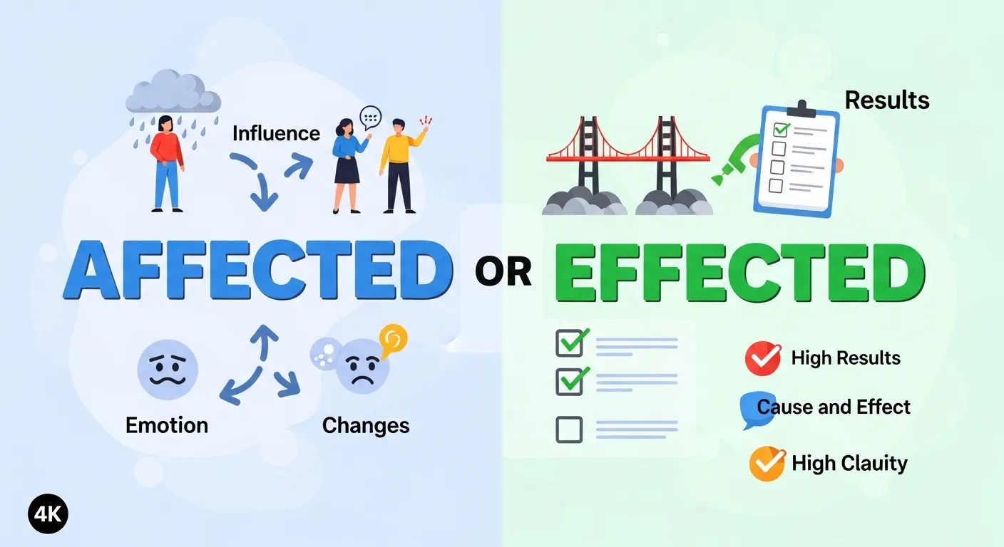 affected or effected