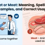 Meet or Meat: Meaning, Spelling, Examples, and Correct Usage